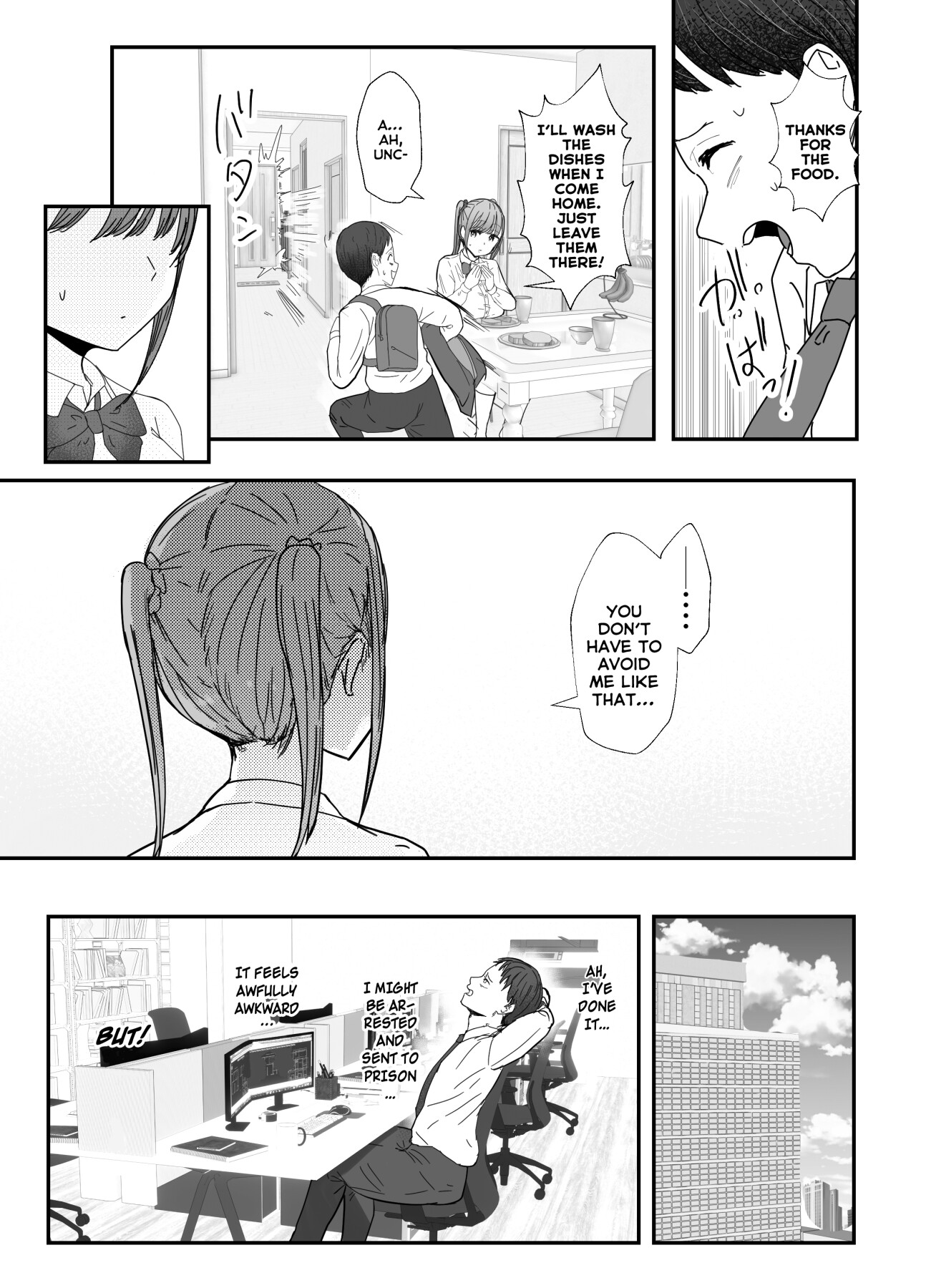 Hentai Manga Comic-My busty niece, a high school girl living with me, gives me a lot of comfort through sweet sex.-Read-10